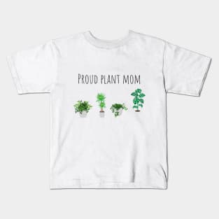 Proud Plant Mom Kids T-Shirt